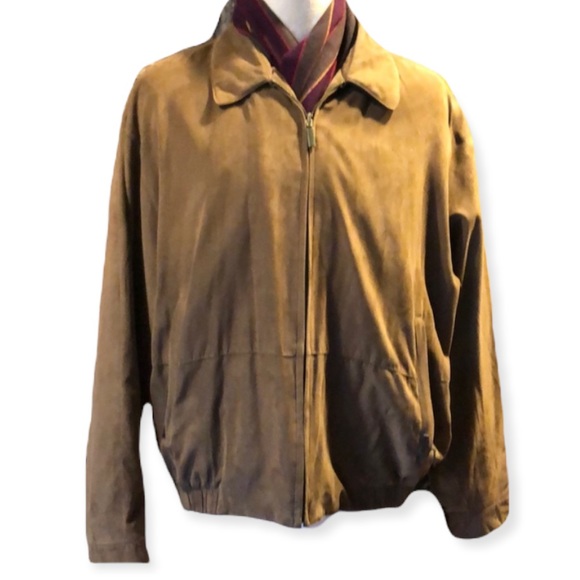 Vegan Suede bomber jacket - Picture 1 of 16